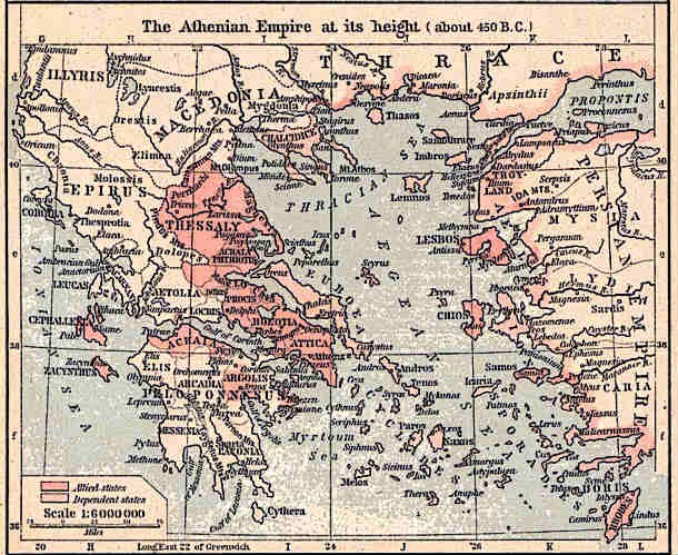 Ancient Greek map