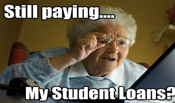 still paying my student loan debts
