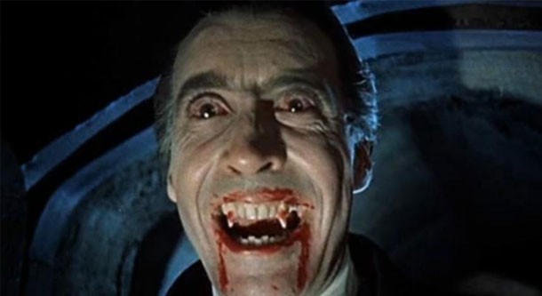 Christopher Lee as Dracula