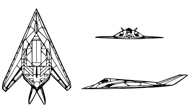 LOCKHEED_F-117A_NIGHT_HAWK design