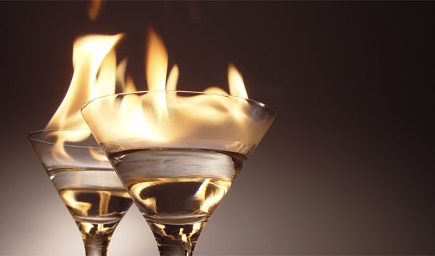 alcohol flame