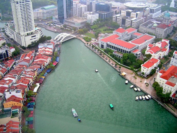 Sea port in Singapore