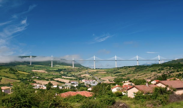 Tallest Bridge Pillar - Millau Viaduct (France)