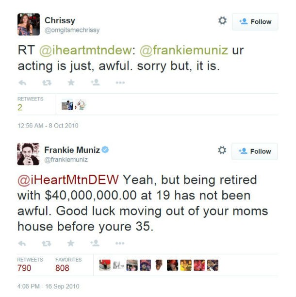 Frankie Muniz vs Fan