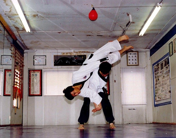 Hapkido throwing technique