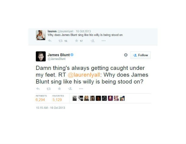 James Blunt vs a Troll