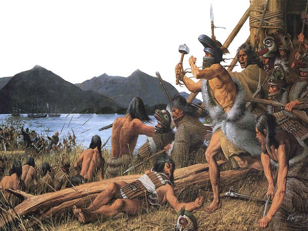 The ancient Hawaian warriors
