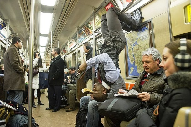 crazy people in NYC subway