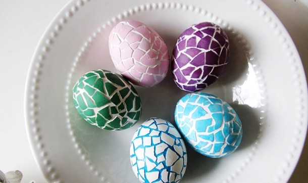Mosaic Easter eggs