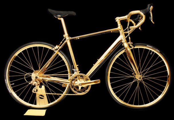 Gold bike