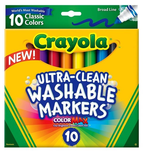 Crayola Ultraclean Broadline Classic Washable Marker
