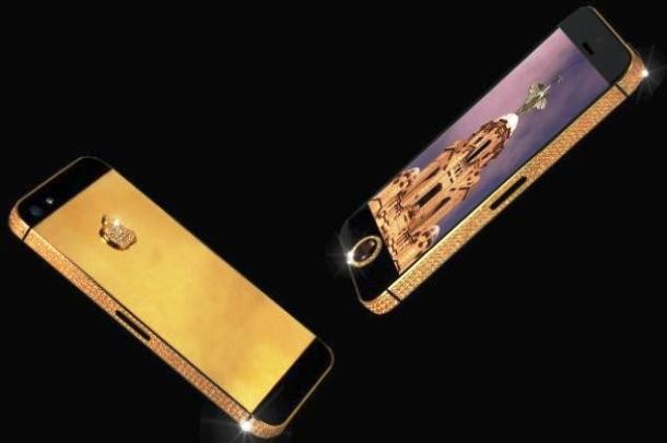 Gold cell phone