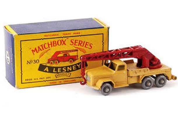 No. 30 Crane Matchbox Car