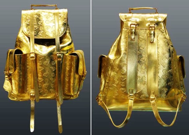 Gold rucksack