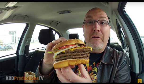 The Quad Whopper - Burger King
