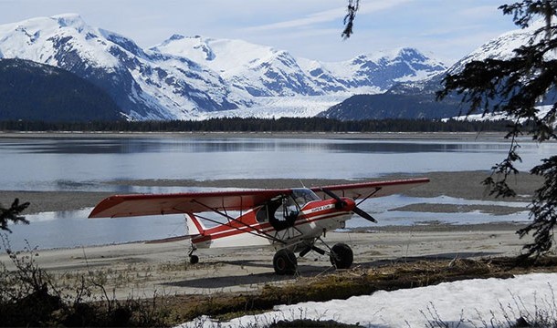 In Alaska, there is a pizza delivery service that delivers by airplane
