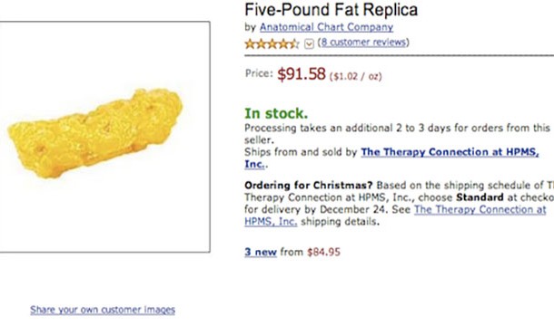 Five-Pound Fat Replica