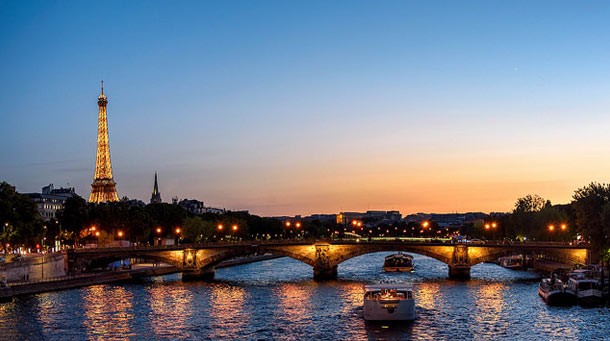 City of Paris Sunset