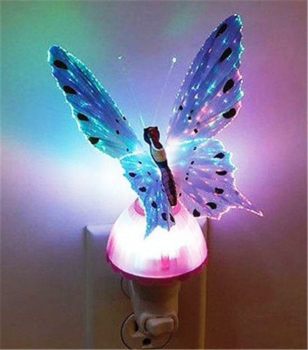 Butterfly color changing night life