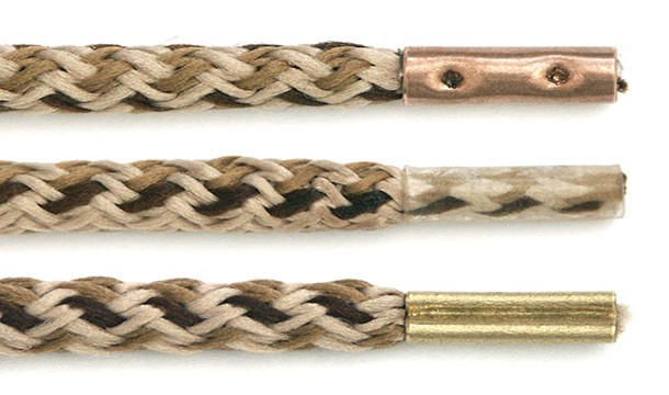 The name of the hard end on a shoelace is an "aglet"