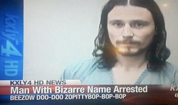 man with bizarre name