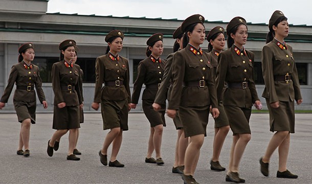 The average teenager in North Korea is roughly 8 inches shorter than the average teenager in South Korea. This is almost exclusively due to malnutrition
