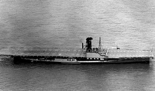 During World War II, because of the German submarines patrolling the Atlantic, the US Navy built two large freshwater aircraft carriers in the Great Lakes and used them for training purposes.