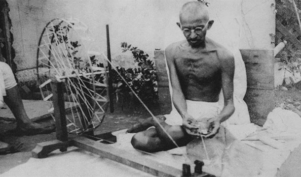 When Gandhi once went to meet the King of England wearing only a loincloth he was asked whether he felt underdressed. He replied that the King wears enough clothes for the both of them