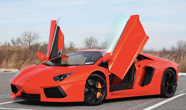 If the Lamborghini Aventador flips upside down, onboard explosives will blow the doors off