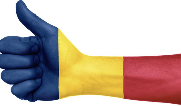 The flags of Romania and Chad differ only in the tone of blue that they use