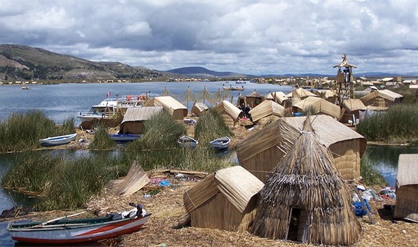 On Lake Titicaca in Peru, there are pre-Incan people still living on the lake in their floating homes (Uros)