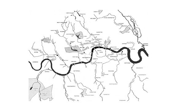 London has around 20 subterranean rivers flowing beneath its streets