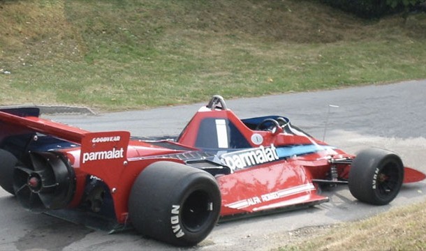 During the 1978 Formula One, there was a so called "fan car" competing. It had fans on the underside that created a vacuum and sucked the car to the road. It was disqualified shortly thereafter