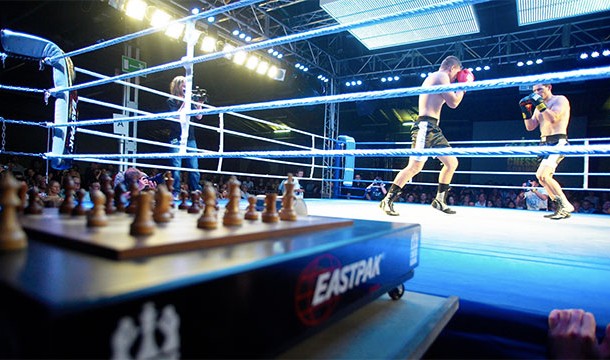 Chess boxing is an up-and-coming sport in London. Just like it sounds, players alternate between rounds of chess and round of boxing