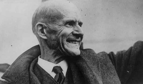 While serving 10 years in prison for a speech he had given, Eugene Debs ran for president in 1920 and received over a million votes