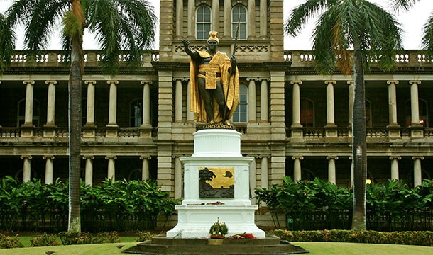 After King Kamehameha of Hawaii was smacked on the head by the paddle of a frightened fisherman during a battle he did more than just spare the fisherman's life. He passed something called the "law of the splintered oar". This law still stands today in Hawaii and protects civilians in times of war