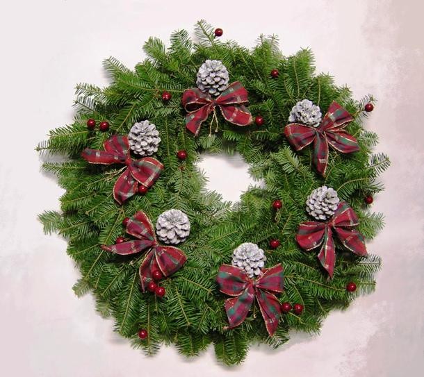 Christmas door wreath