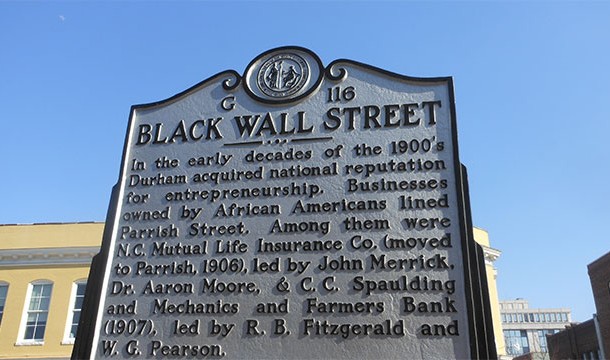 Tulsa, Oklahoma used to have something called "Black Wall Street". It was the most prosperous minority neighborhood in the US and in 1921 it was burned down by jealous whites when a black man accidentally stepped on the foot of a white woman