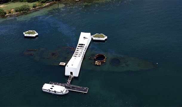 The USS Arizona has been leaking oil ever since it sank in Pearl Harbor during the attack in 1941