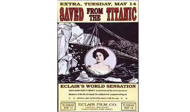The first Titanic movie was released less than a month after the sinking (Saved From The Titanic). It starred an actress who had actually survived the sinking