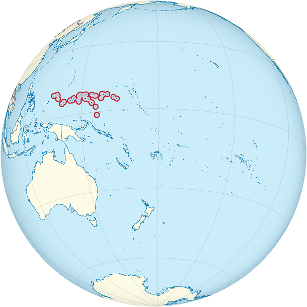 Micronesia_on_the_globe_(small_islands_magnified)_(Polynesia_centered)