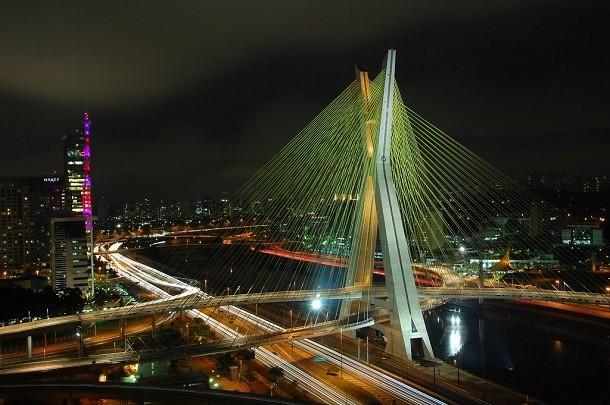 ponte estaiada sao paolo brazil