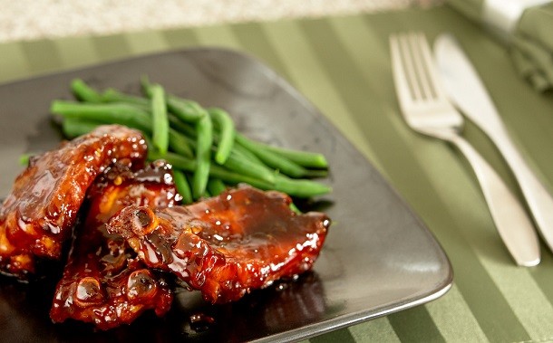 ribs with asian barbecue sauce