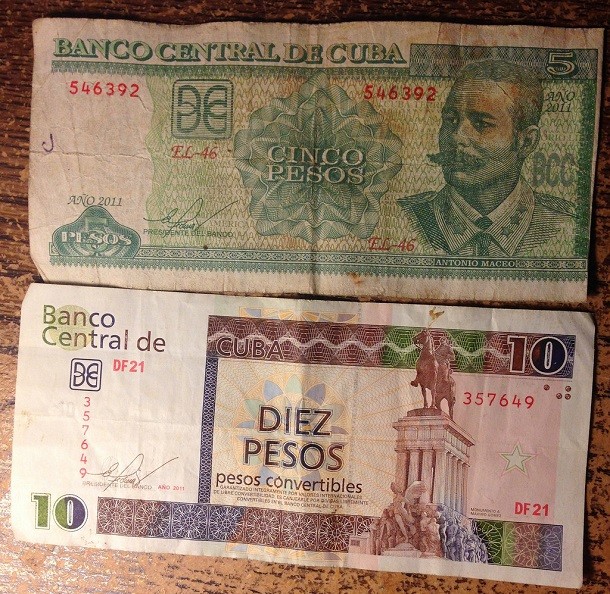 two cuban currencies