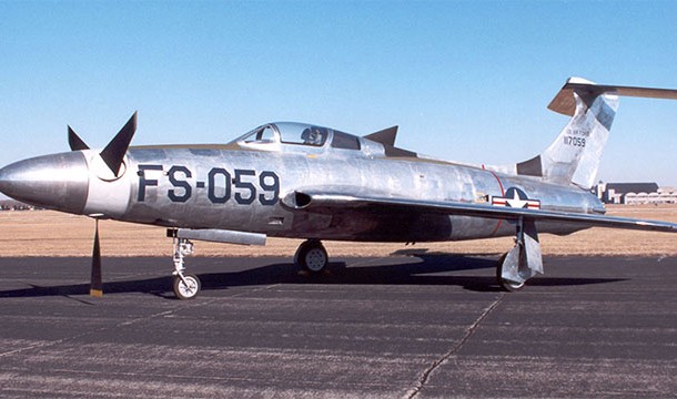 The XF-84H was the loudest plane ever built. It was said that while on the ground it would create visible sonic booms and even knock people over