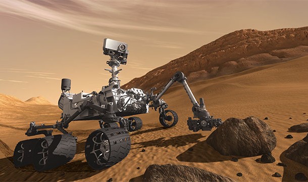 The Curiosity Rover on the moon is power by a nuclear generator that is barely strong enough to power a ceiling fan