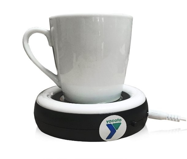 USB heated coffee mug warmer