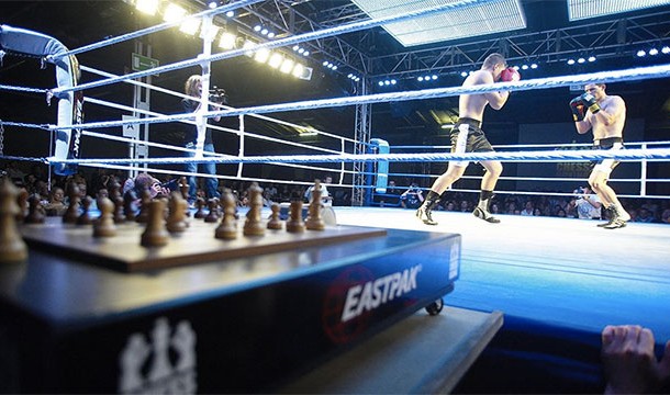 Chess boxing is on the rise in Europe. This new sport alternates rounds of chess with rounds in the ring