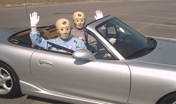 Begun in 1952, the Automotive Crash Injury Research Center initially started doing its crash tests with corpses instead of dummies
