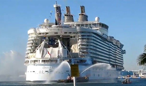 Cruise ships operating in the Indian Ocean are equipped with high pressure hoses and powerful sound cannons to deter pirates